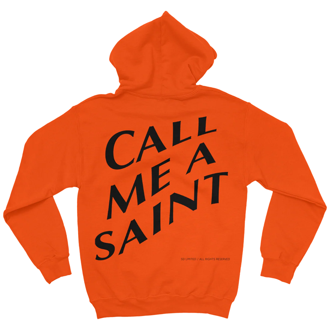Call Me A Saint Hoodie (Orange) - Image 3