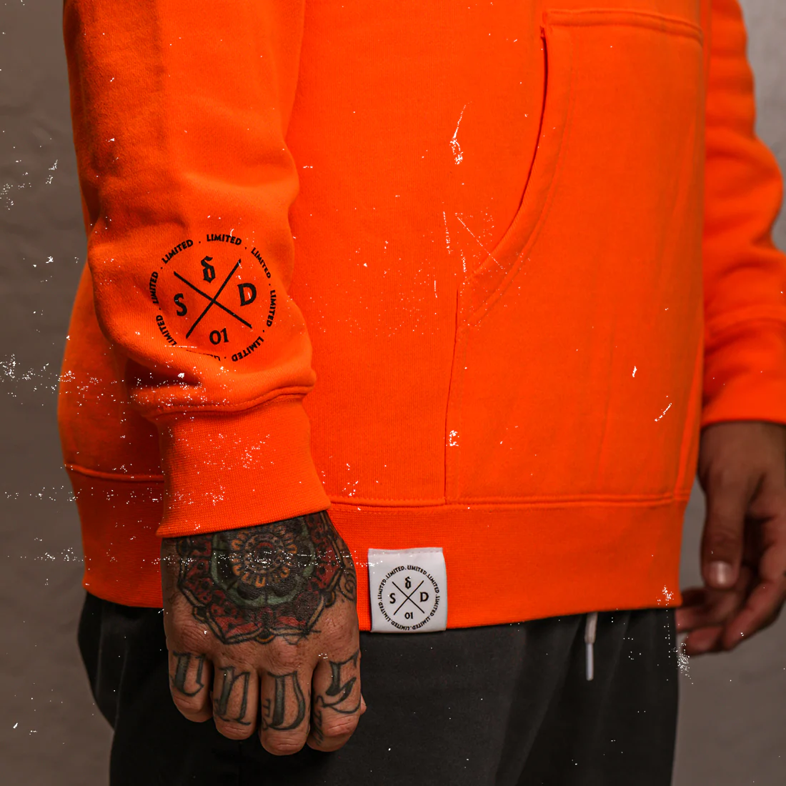Call Me A Saint Hoodie (Orange) - Image 6