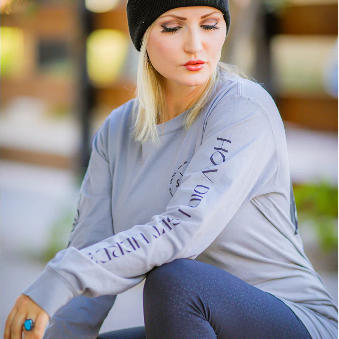 Gray Long Sleeve T-Shirt - Image 4