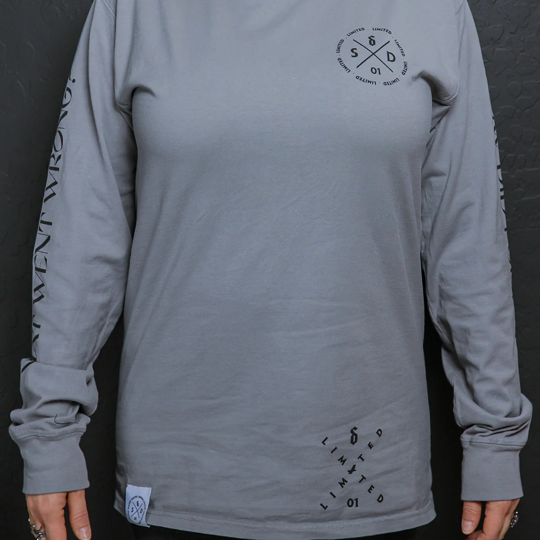 Gray Long Sleeve T-Shirt - Image 5